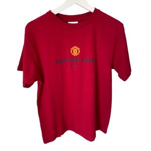 Nike Manchester United fans cotton tee. Size Youth XL.
